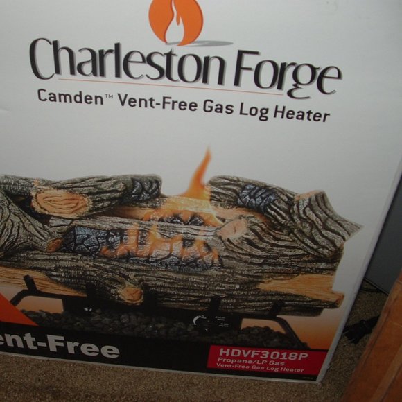 Charleston Forge Empire 18" Vent Free Natural Gas Log  #HDVf3018N Sealed 🆕/NWT - Picture 4 of 14